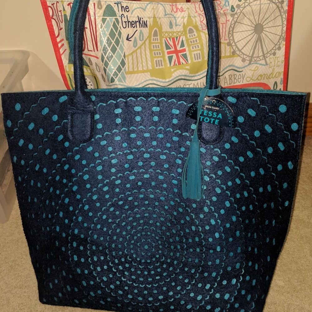 NWT Punctuate Felt Tessa Tote